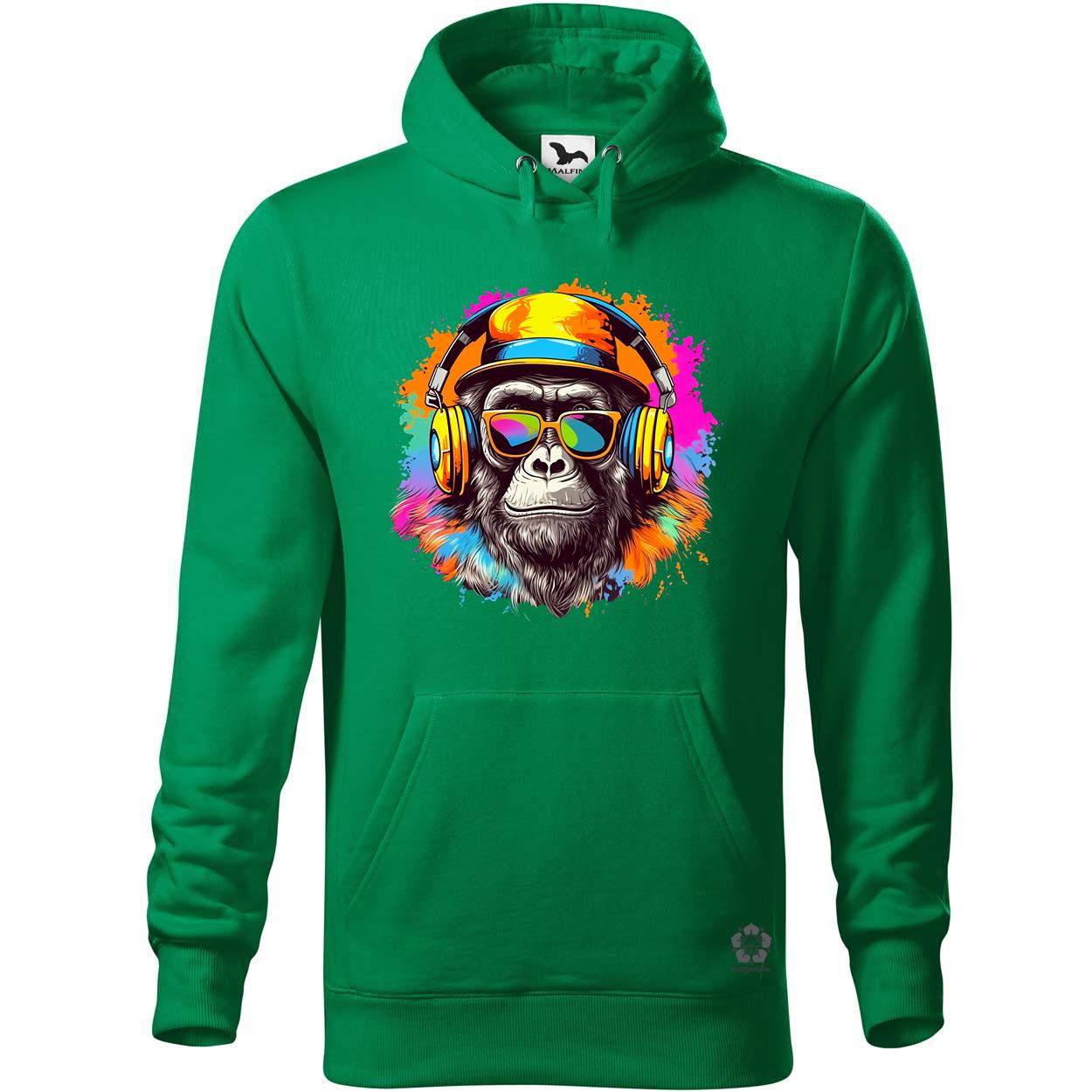 Gorilla zenét hallgat v9 egyedi  pulóver 