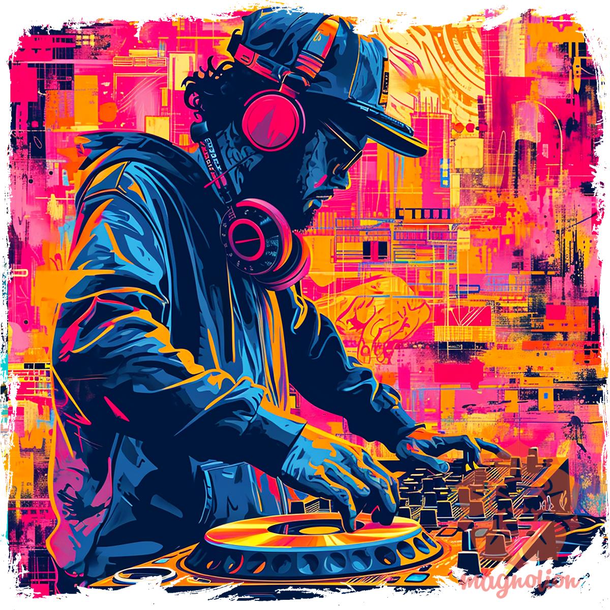 Graffiti DJ v2 egyedi  pulóver 
