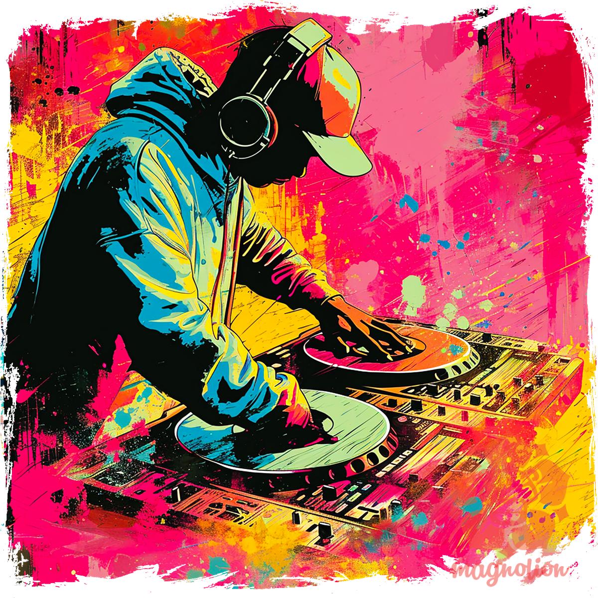Graffiti DJ v4 egyedi  pulóver 