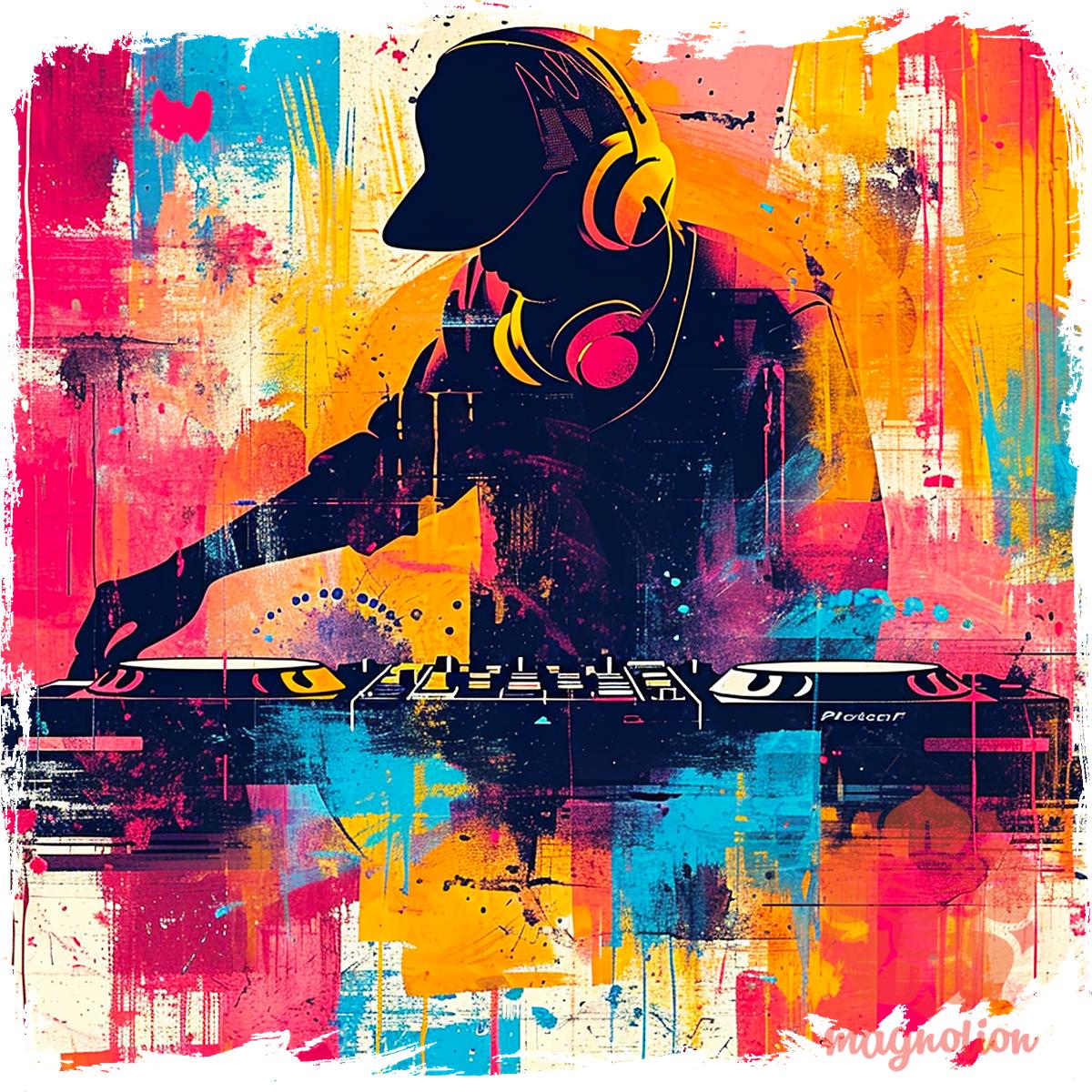 Graffiti DJ v5 egyedi  pulóver 