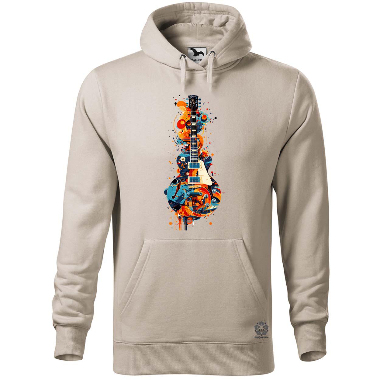 Graffiti gitár v1 egyedi  pulóver 