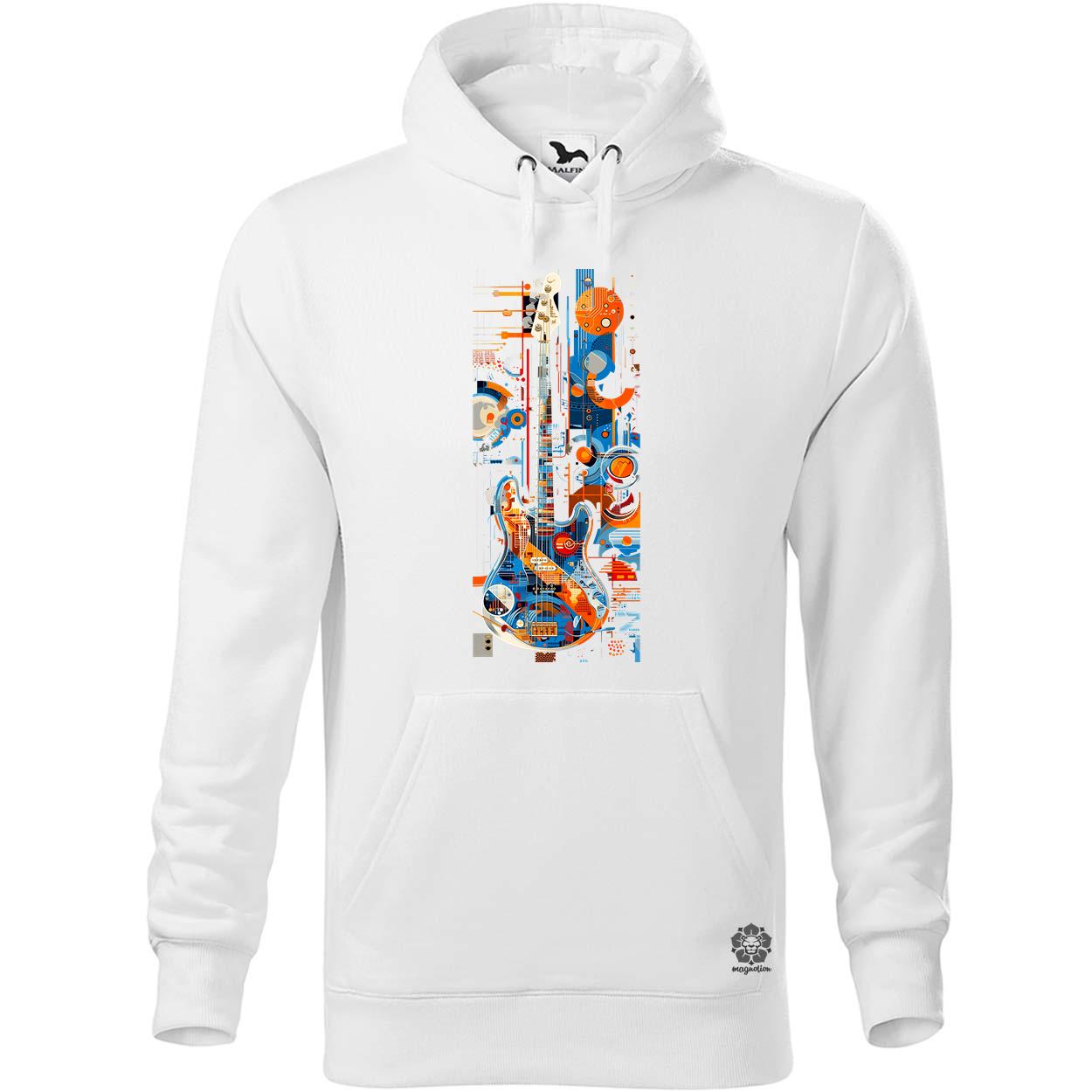 Graffiti gitár v3 egyedi  pulóver 
