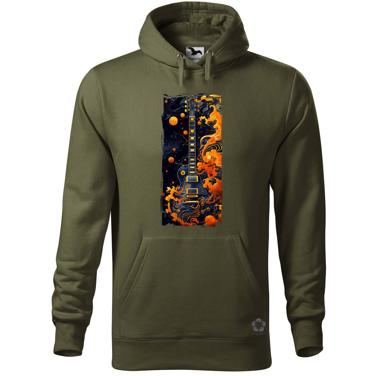Graffiti gitár v4 egyedi  pulóver 