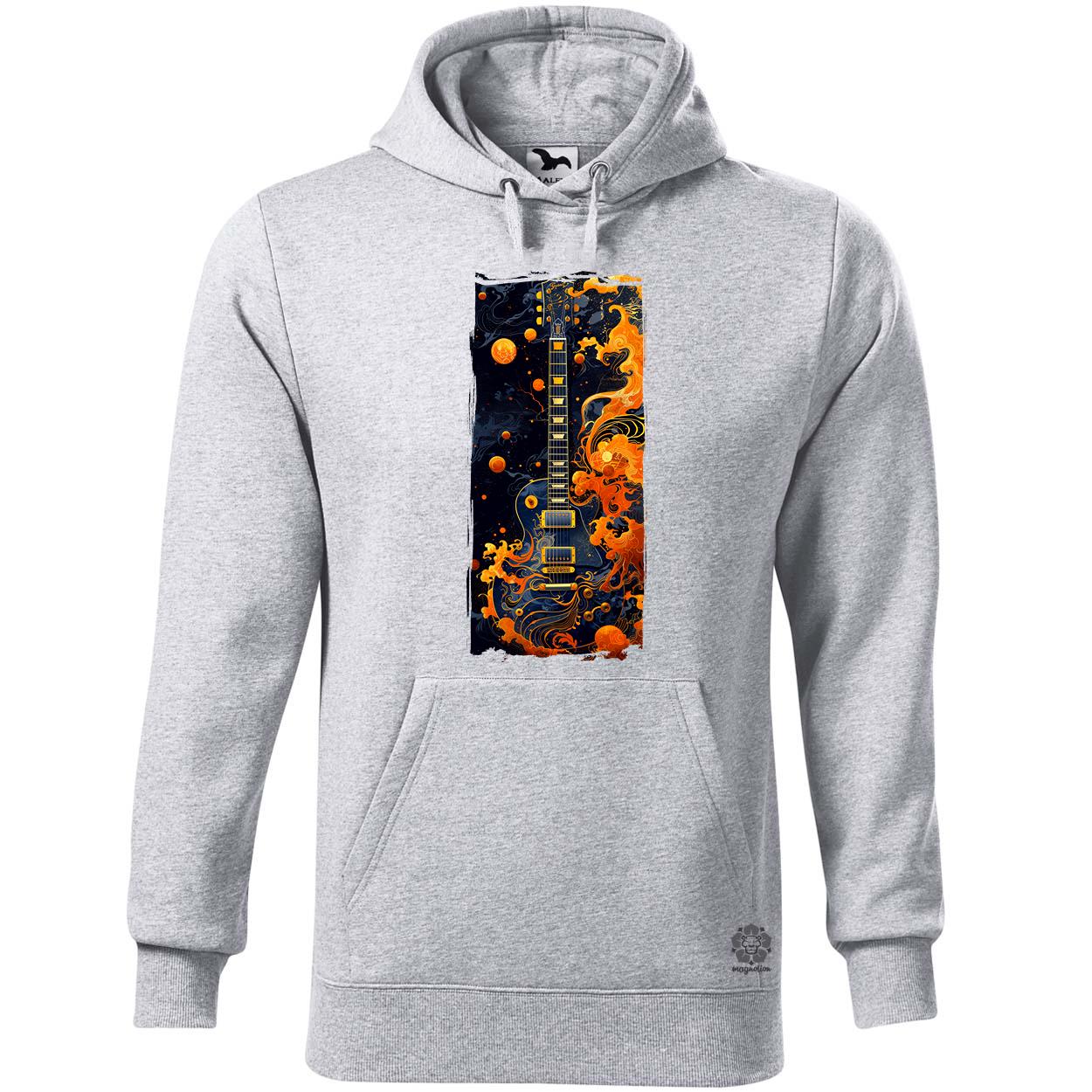 Graffiti gitár v4 egyedi  pulóver 