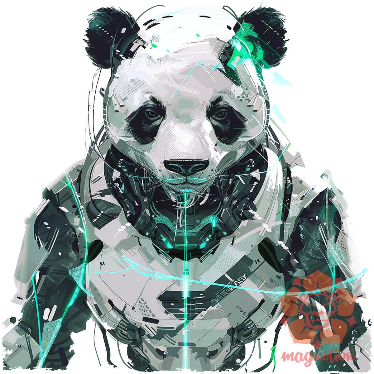 Kiborg panda v1 egyedi  pulóver 