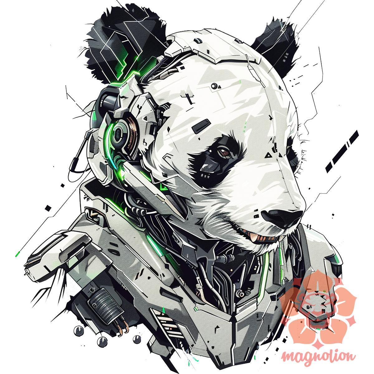 Kiborg panda v2 egyedi  pulóver 