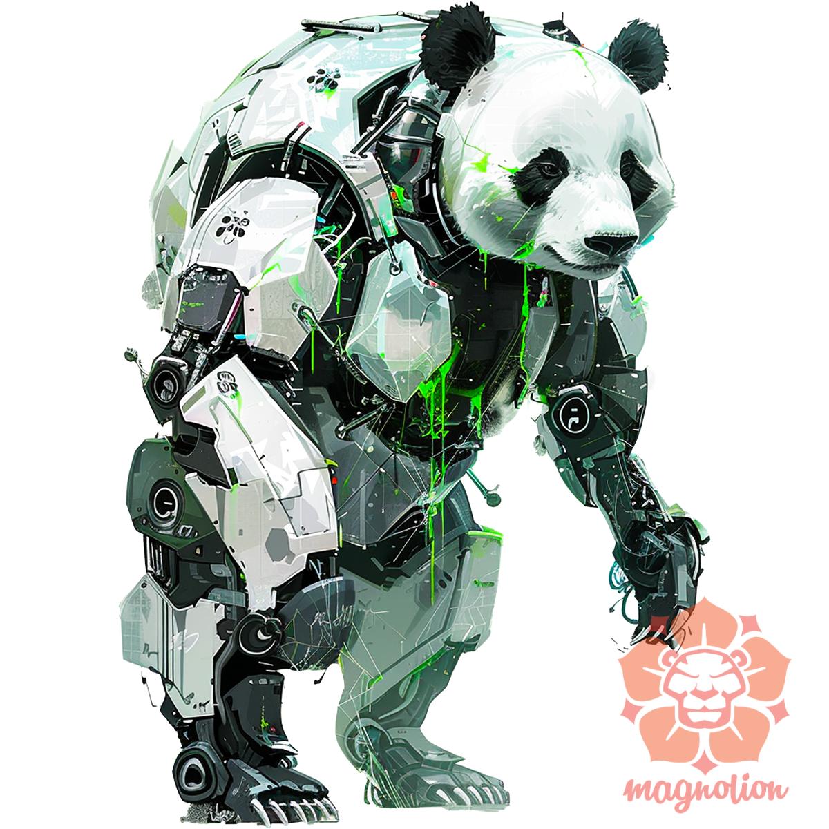 Kiborg panda v3 egyedi  pulóver 