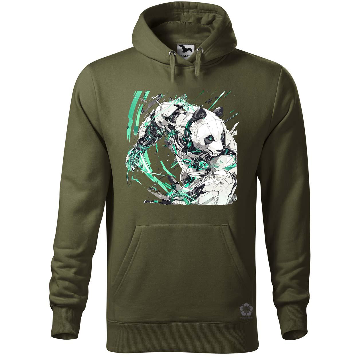 Kiborg panda v9 egyedi  pulóver 