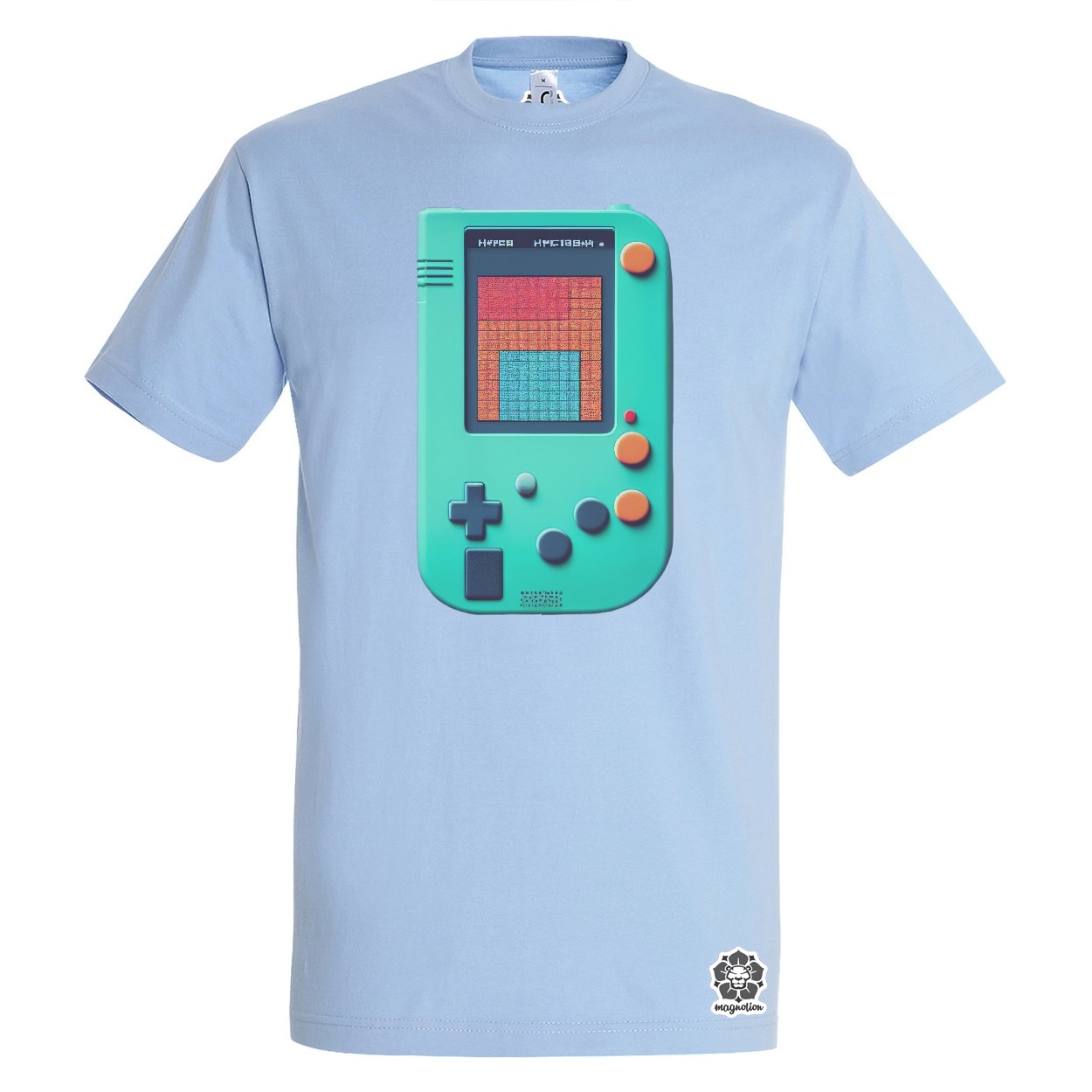 Pixelart Gameboy egyedi póló 
