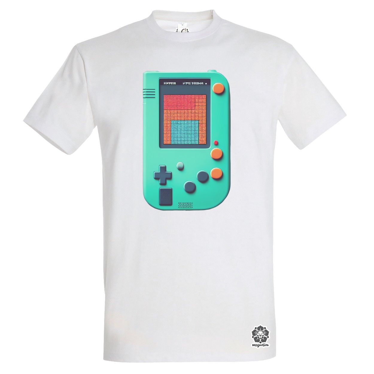 Pixelart Gameboy egyedi póló 