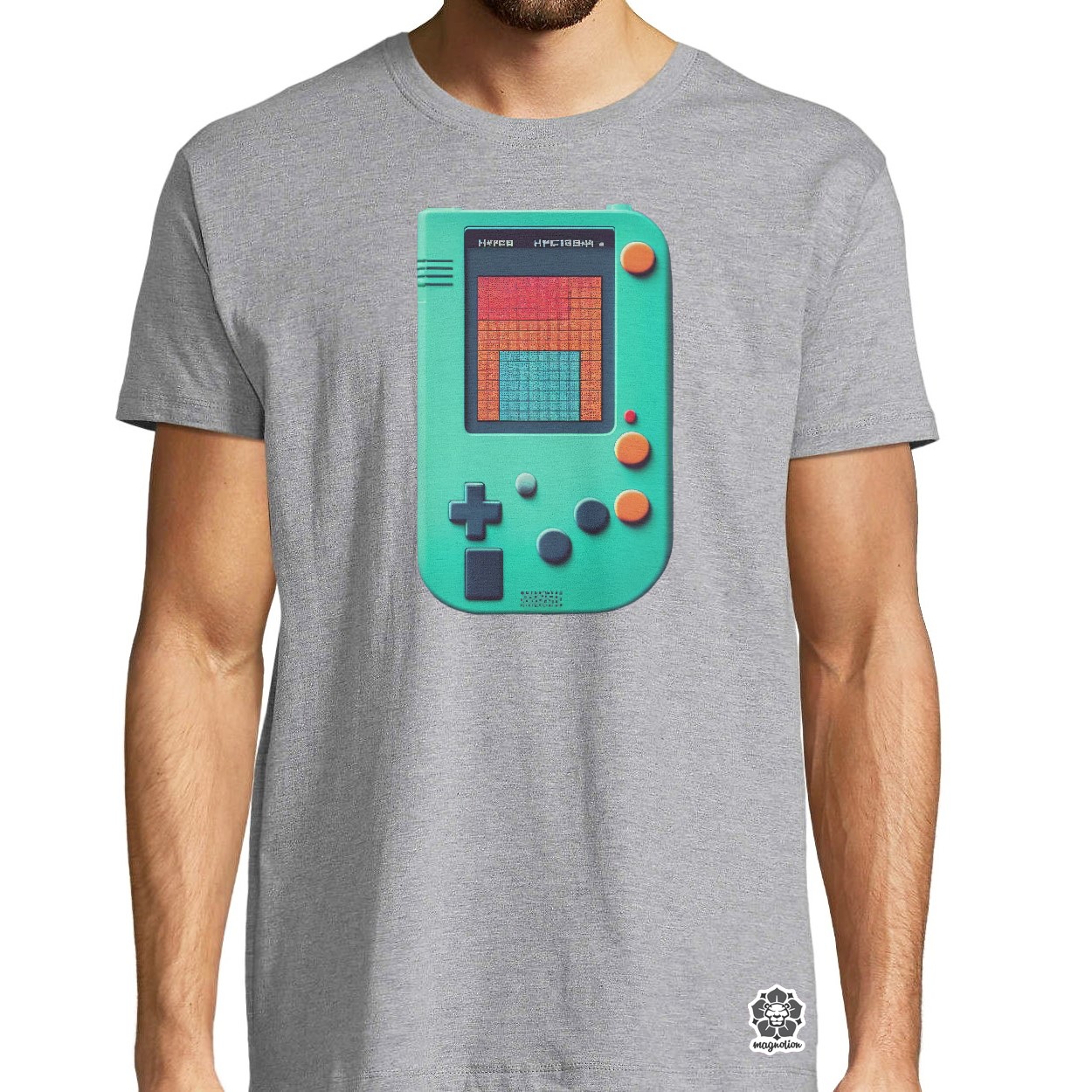 Pixelart Gameboy egyedi póló 