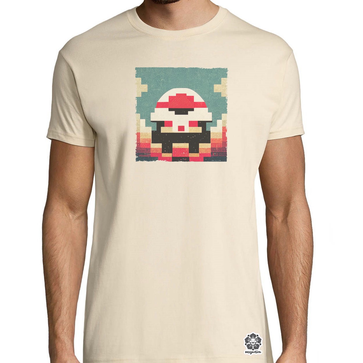 Pixelart Toad egyedi póló 