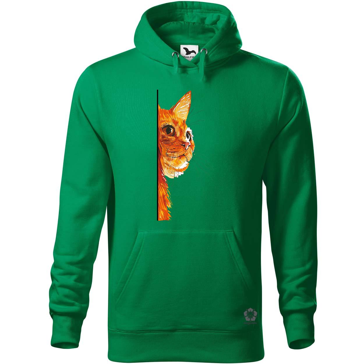 Macska kukucskál v1 egyedi  pulóver 
