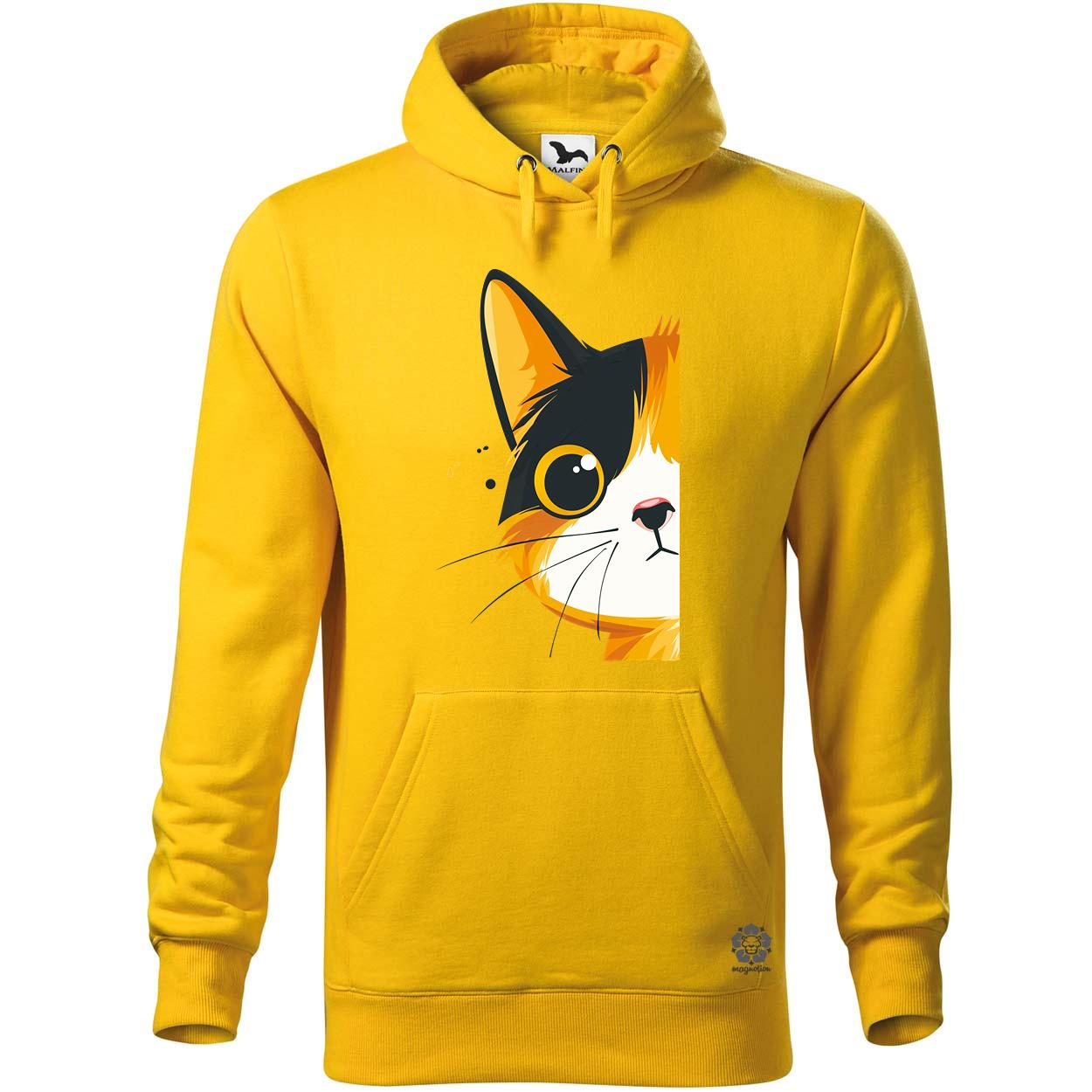Macska kukucskál v4 egyedi  pulóver 