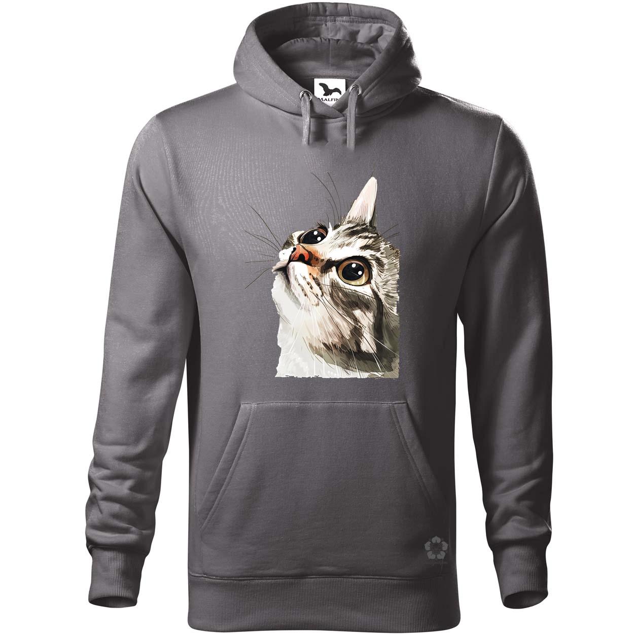 Macska kukucskál v8 egyedi  pulóver 