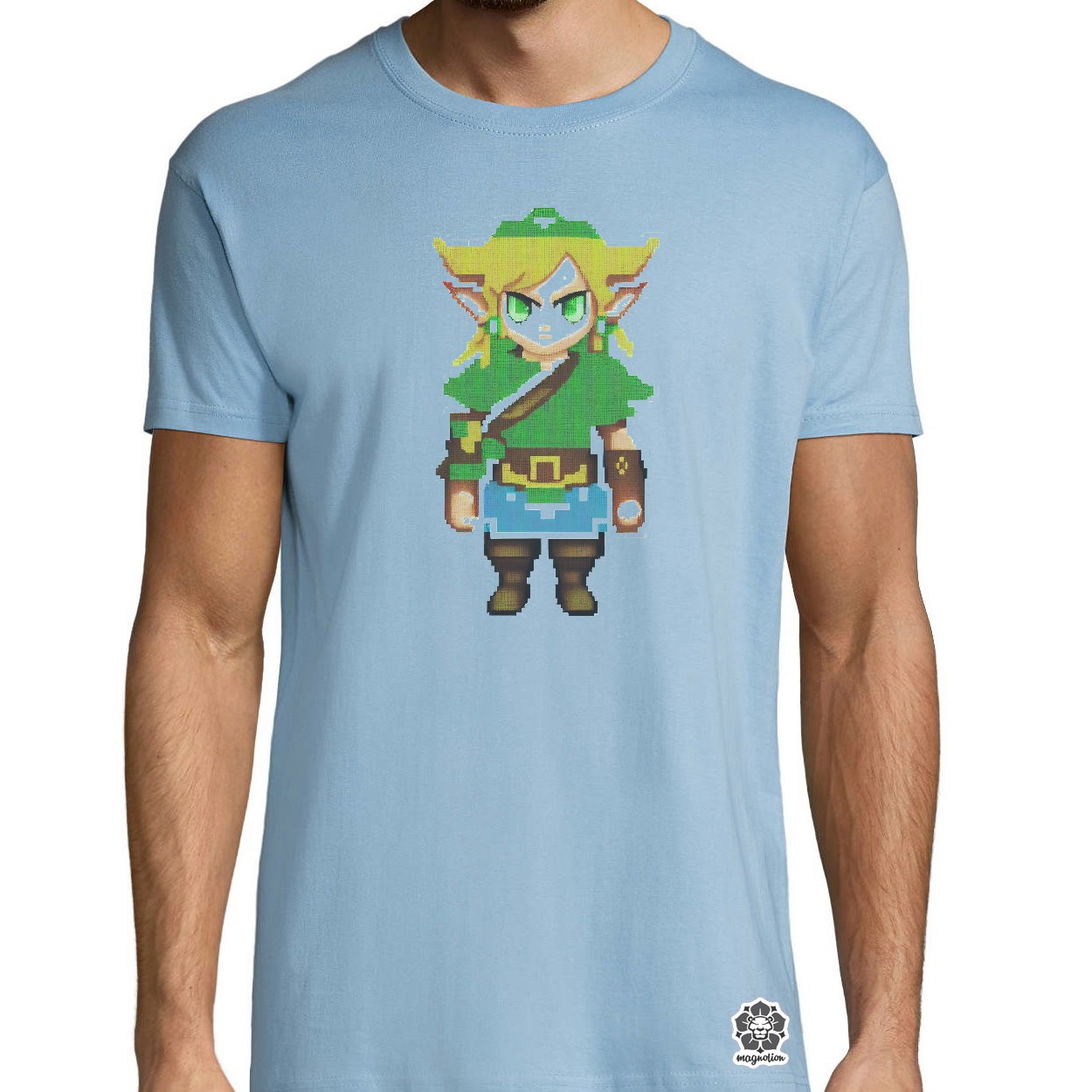 Pixelart Zelda egyedi póló 