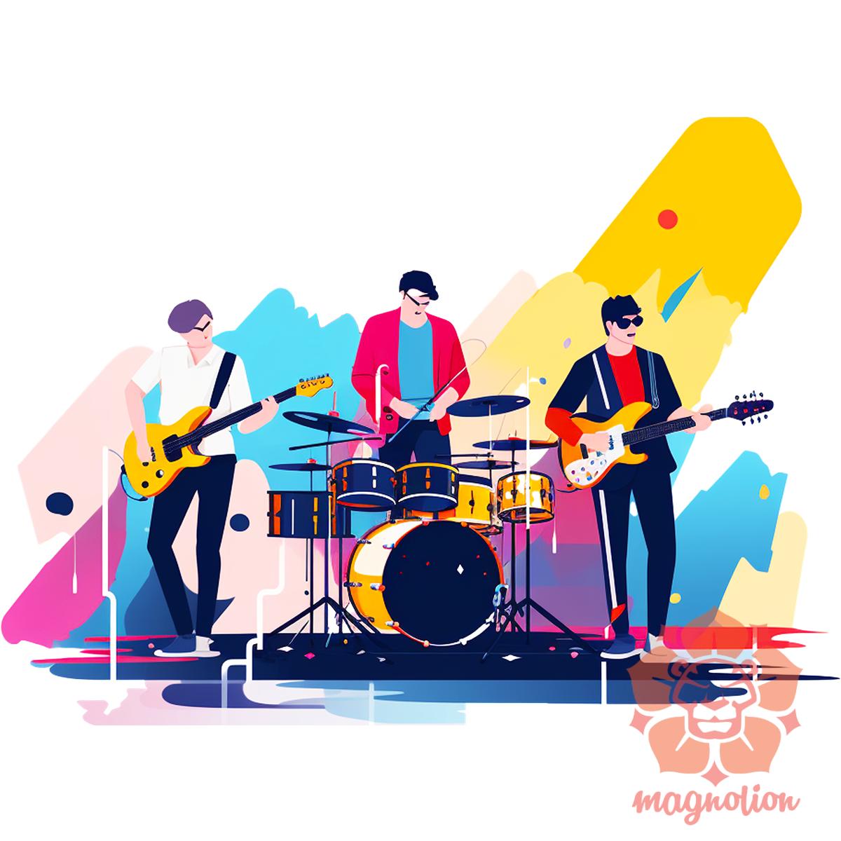 Minimalista funky banda v3 egyedi  pulóver 