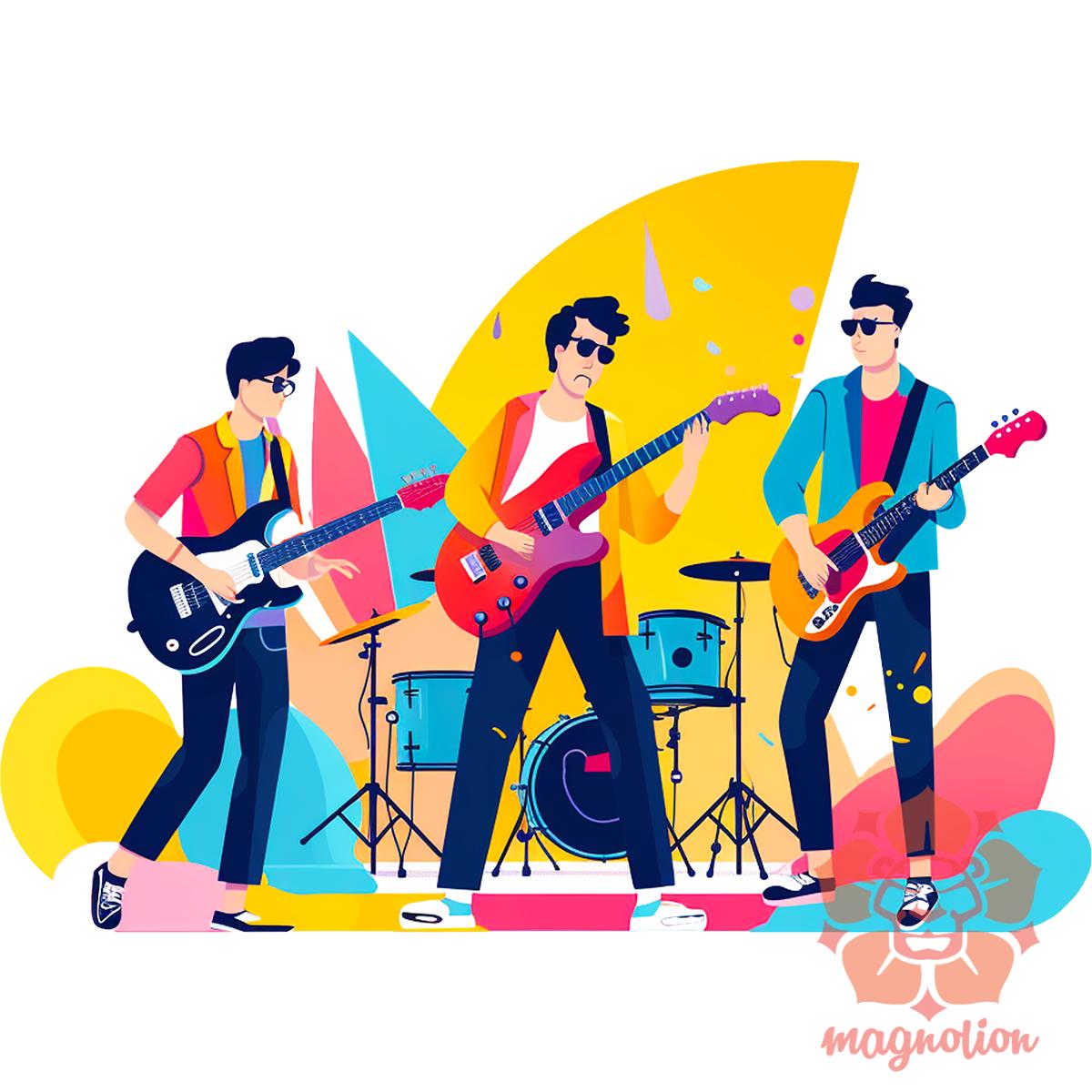 Minimalista funky banda v4 egyedi  pulóver 