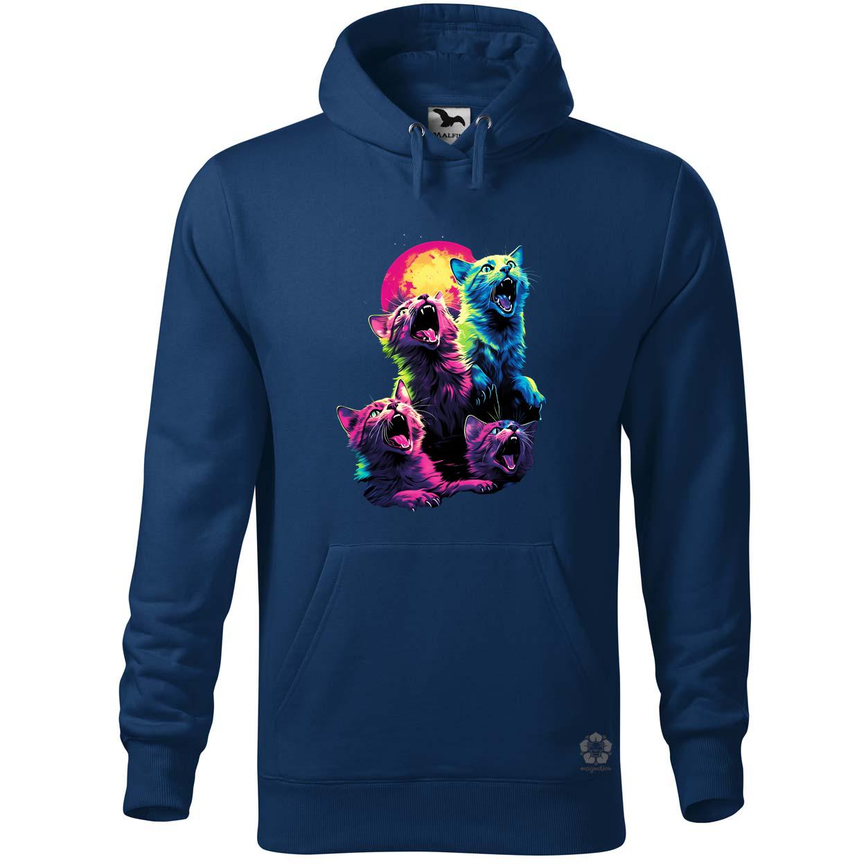 Neon nyávogás v1 egyedi  pulóver 