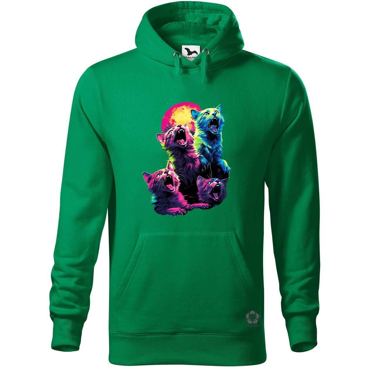 Neon nyávogás v1 egyedi  pulóver 