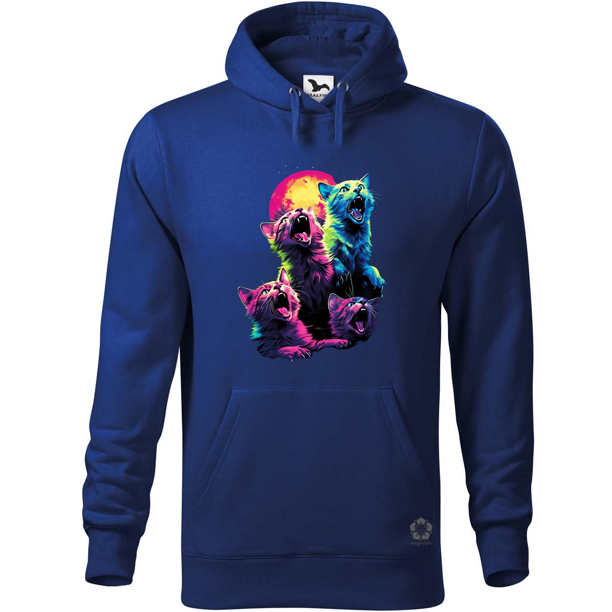 Neon nyávogás v1 egyedi  pulóver 