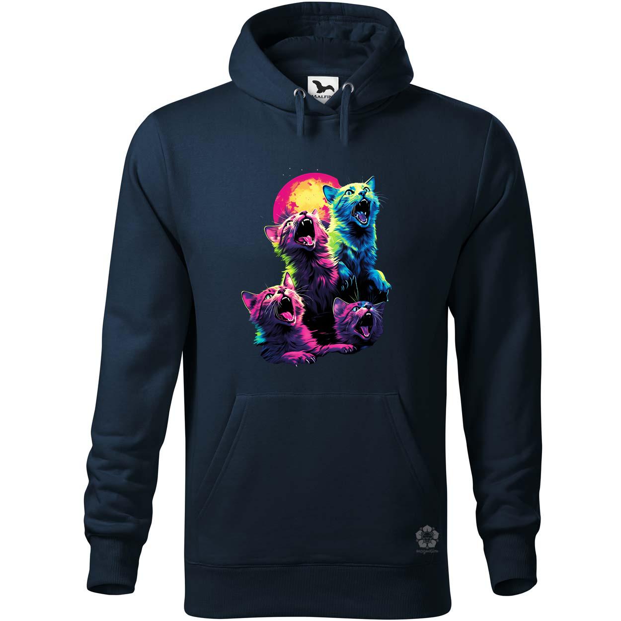 Neon nyávogás v1 egyedi  pulóver 