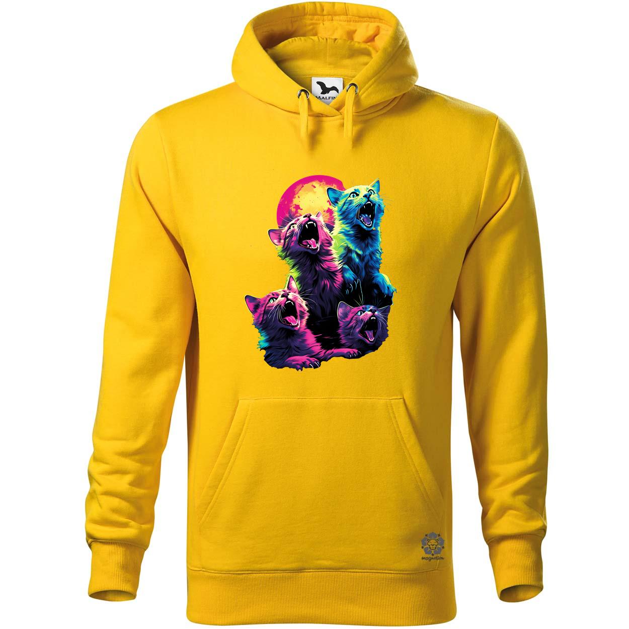Neon nyávogás v1 egyedi  pulóver 