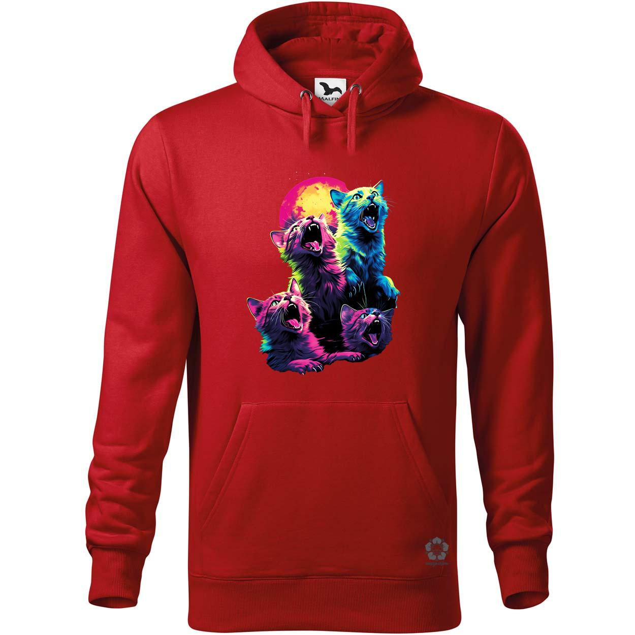 Neon nyávogás v1 egyedi  pulóver 
