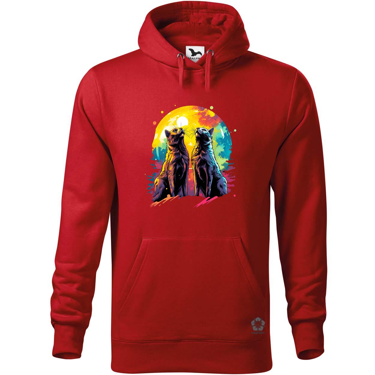 Neon nyávogás v2 egyedi  pulóver 