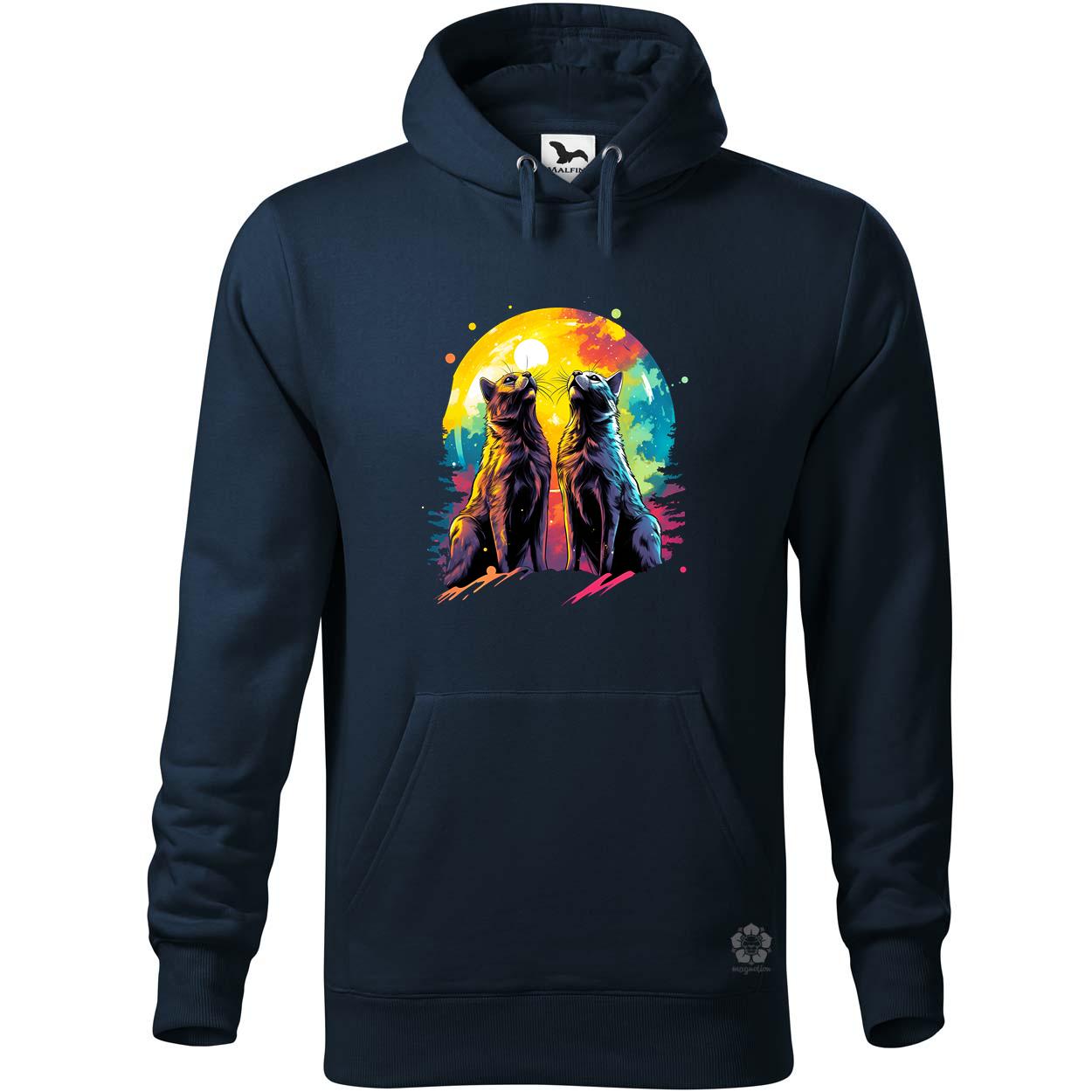 Neon nyávogás v2 egyedi  pulóver 