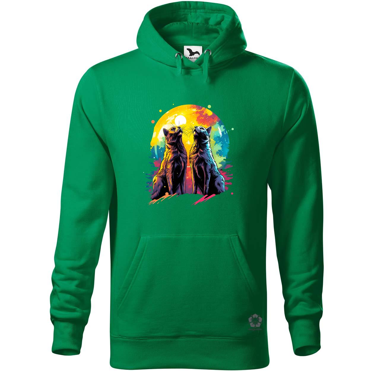 Neon nyávogás v2 egyedi  pulóver 