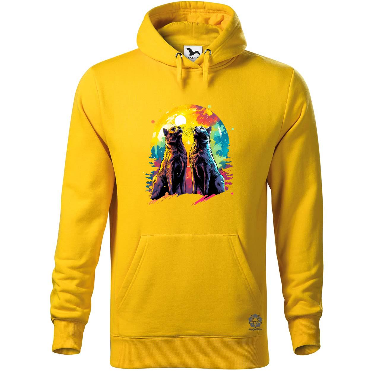 Neon nyávogás v2 egyedi  pulóver 