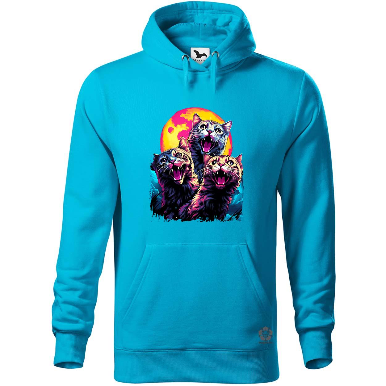 Neon nyávogás v4 egyedi  pulóver 