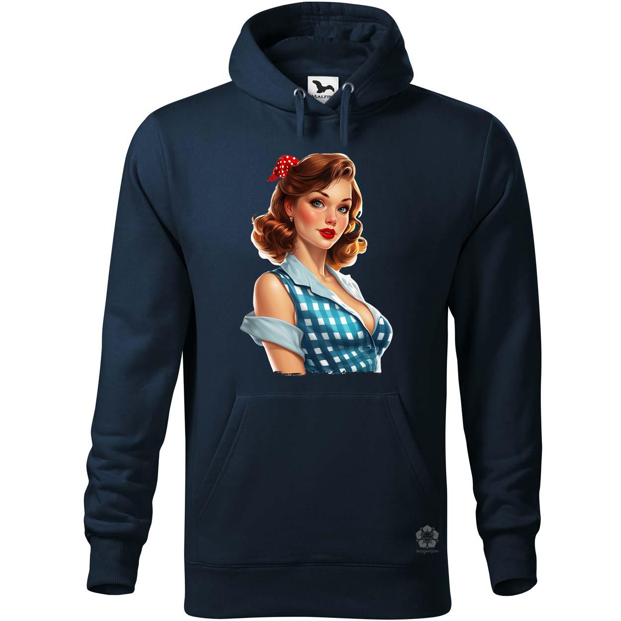 Pin-up girl portré v12 egyedi  pulóver 