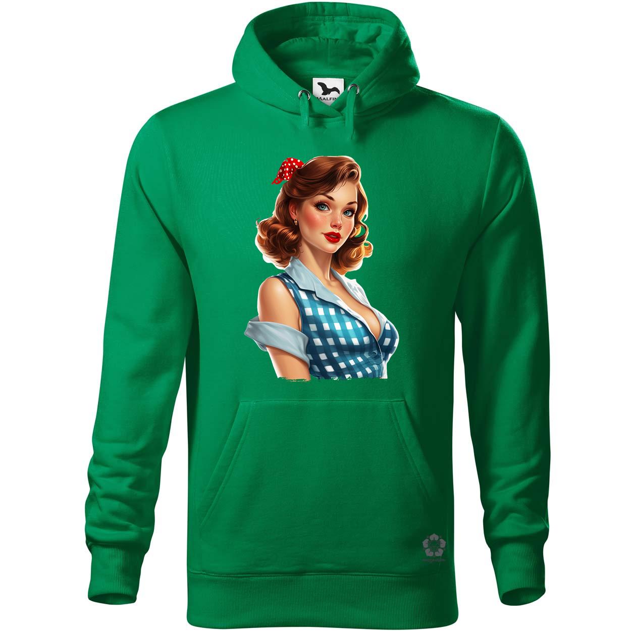 Pin-up girl portré v12 egyedi  pulóver 