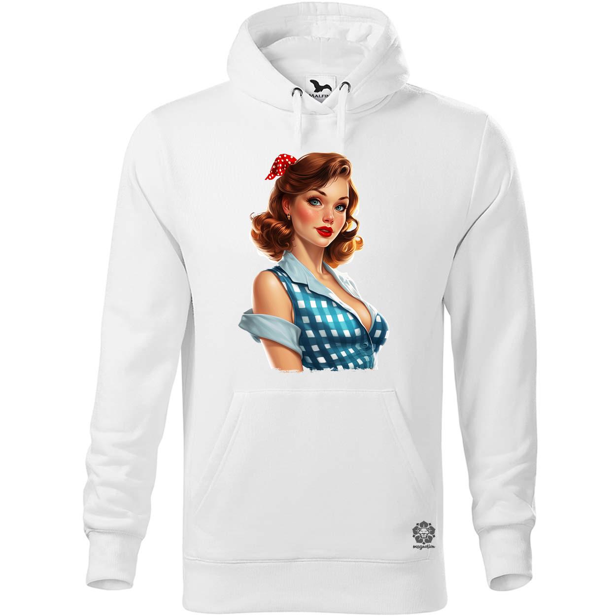 Pin-up girl portré v12 egyedi  pulóver 