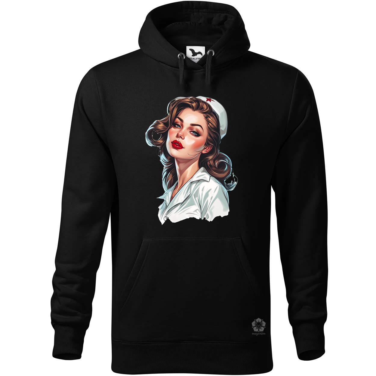 Pin-up girl portré v13 egyedi  pulóver 