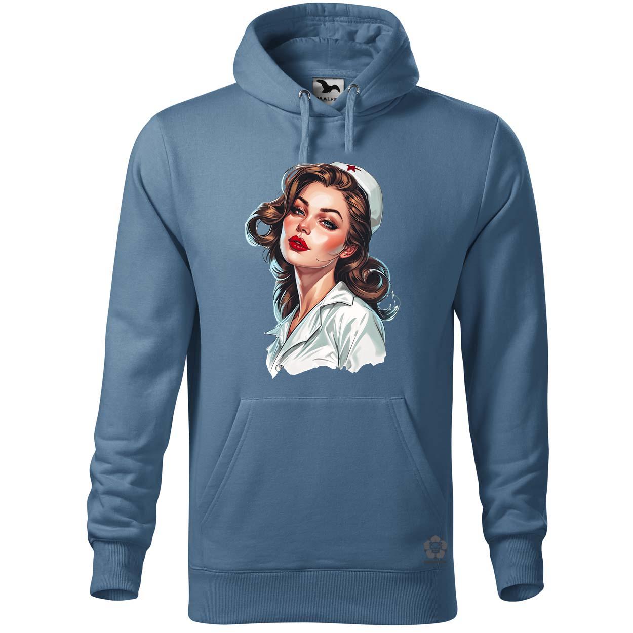 Pin-up girl portré v13 egyedi  pulóver 