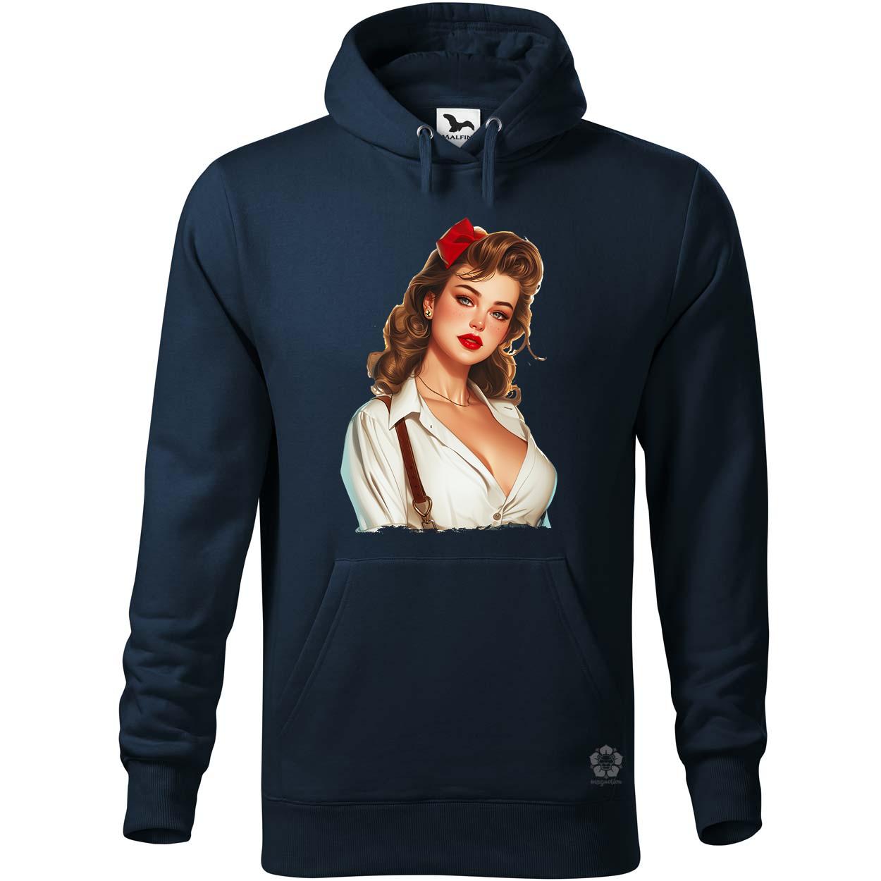 Pin-up girl portré v14 egyedi  pulóver 