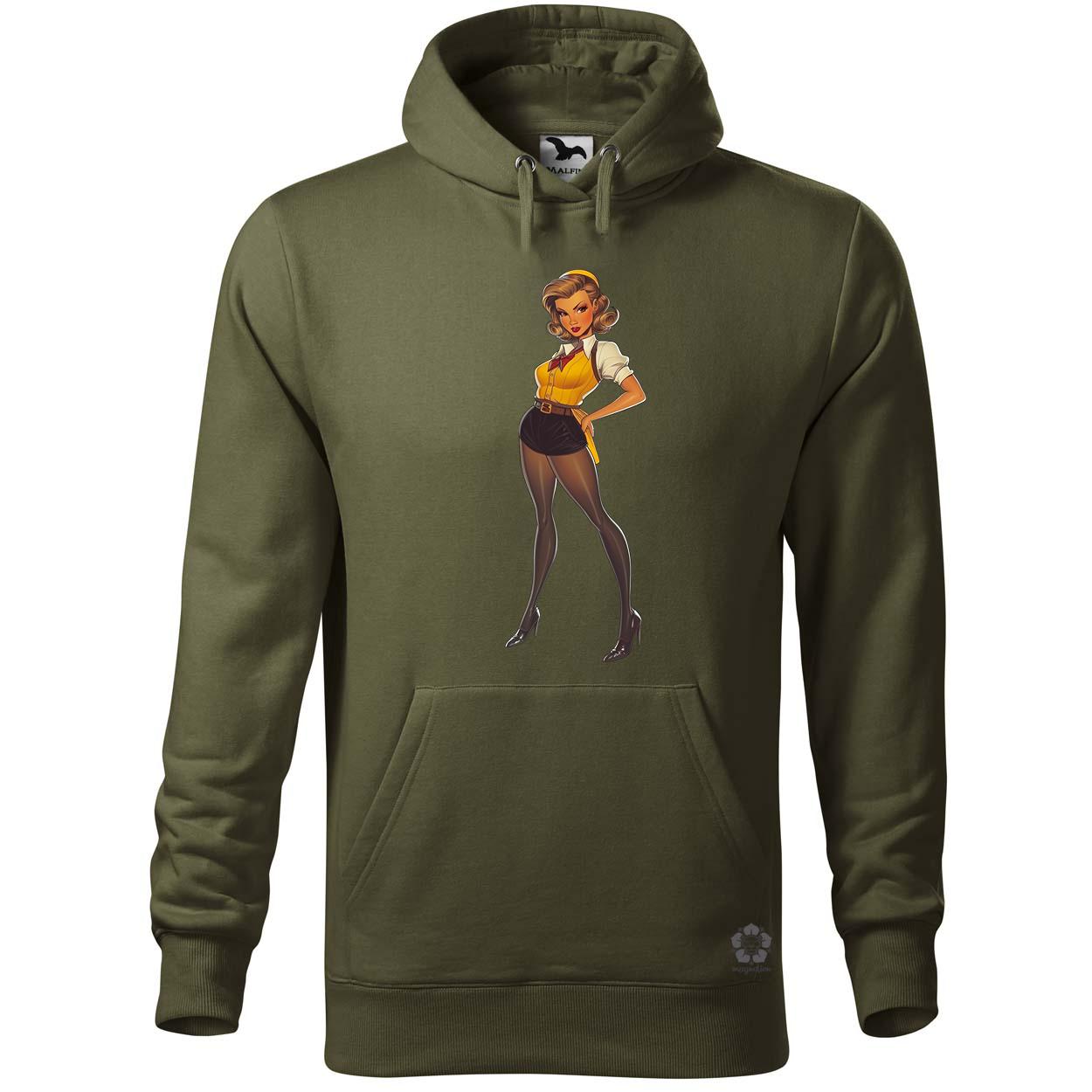 Pin-up girl v15 egyedi  pulóver 