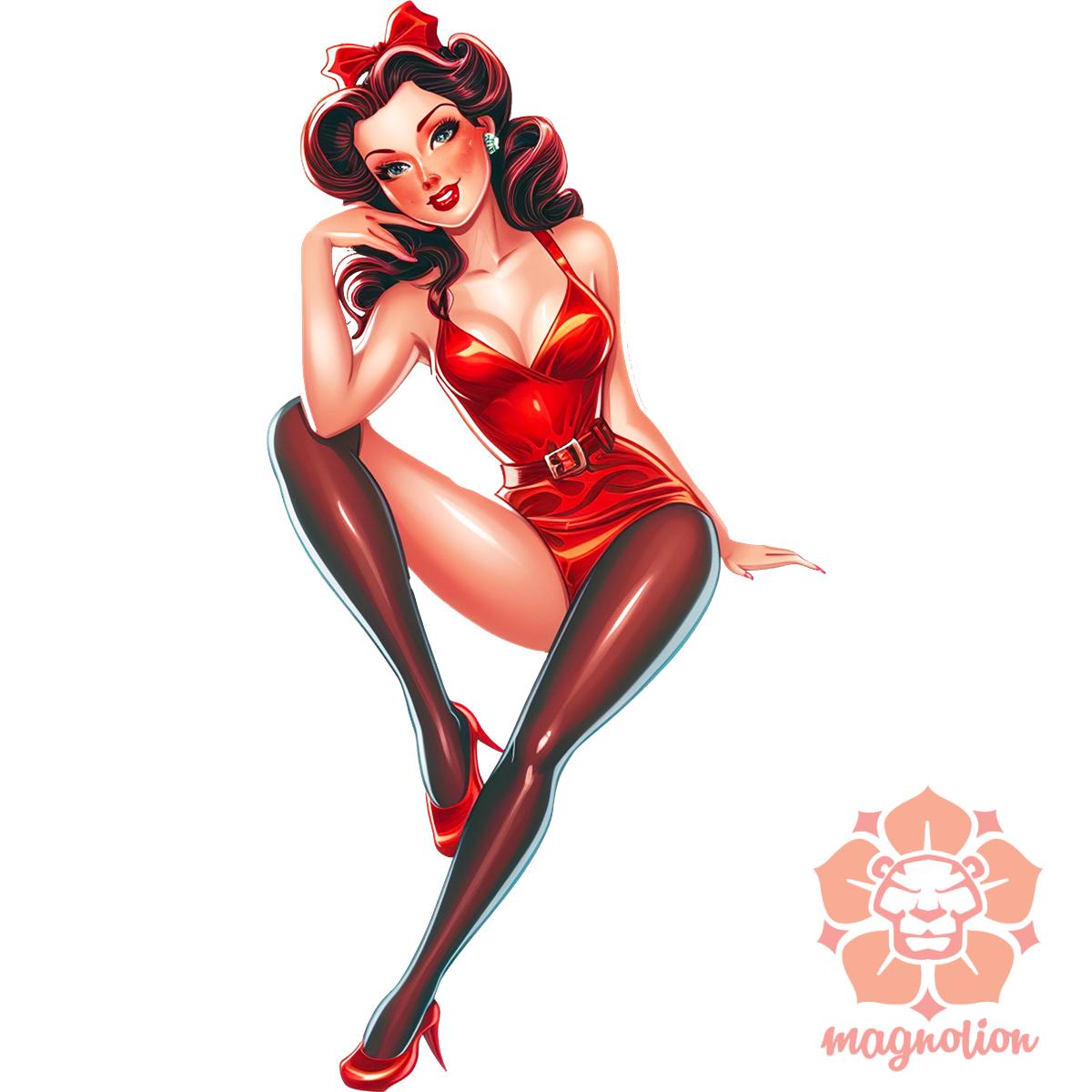 Pin-up girl v5 egyedi  pulóver 