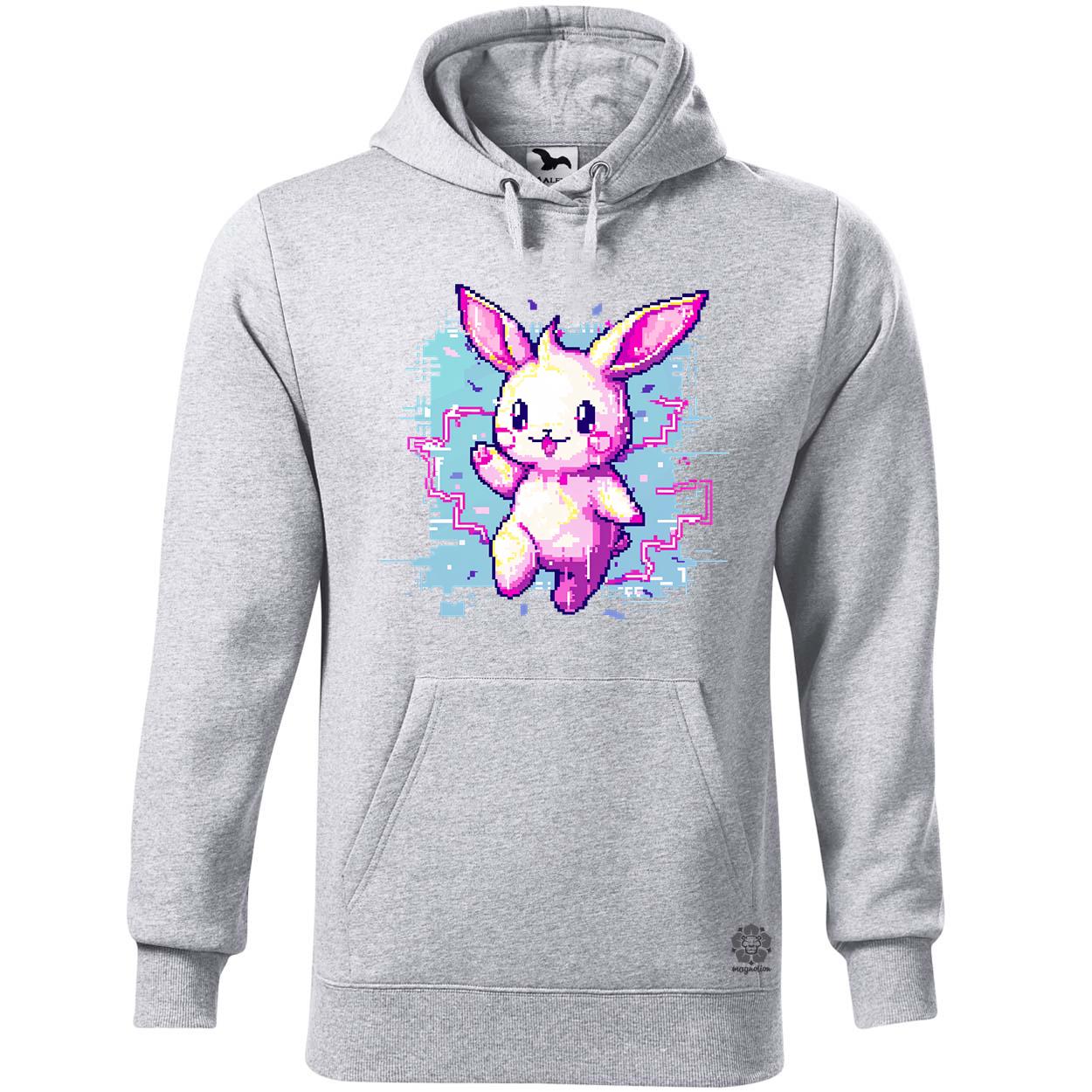 Pixelart kawaii nyuszi v1 egyedi  pulóver 