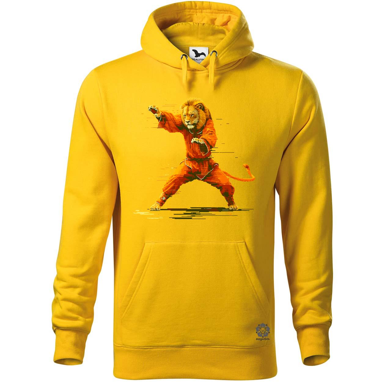 Pixelart kung fu oroszlán v1 egyedi  pulóver 
