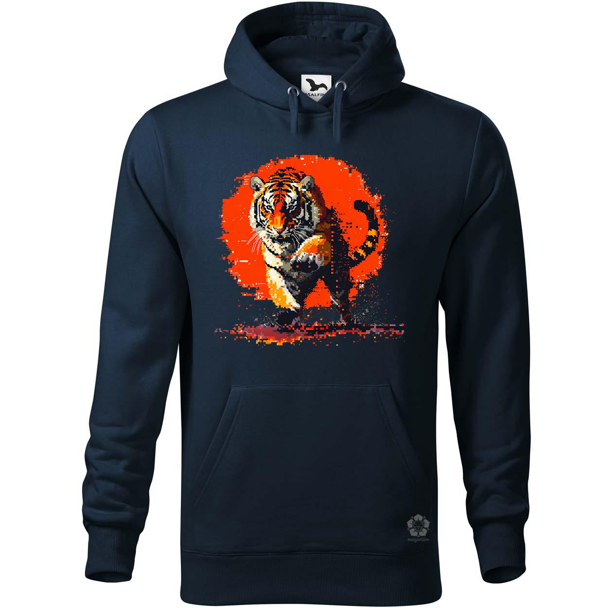 Pixelart kung fu tigris v2 egyedi  pulóver 