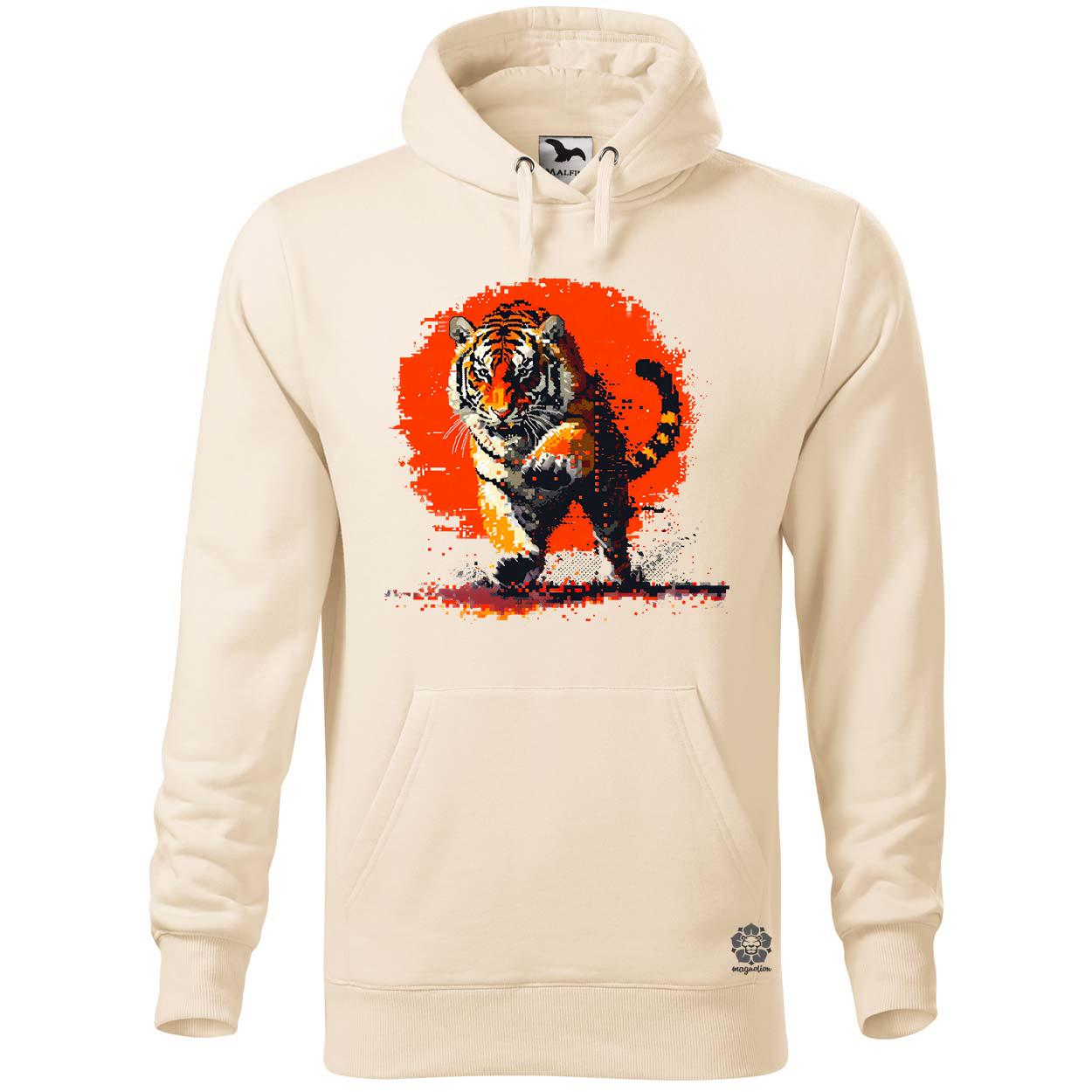 Pixelart kung fu tigris v2 egyedi  pulóver 