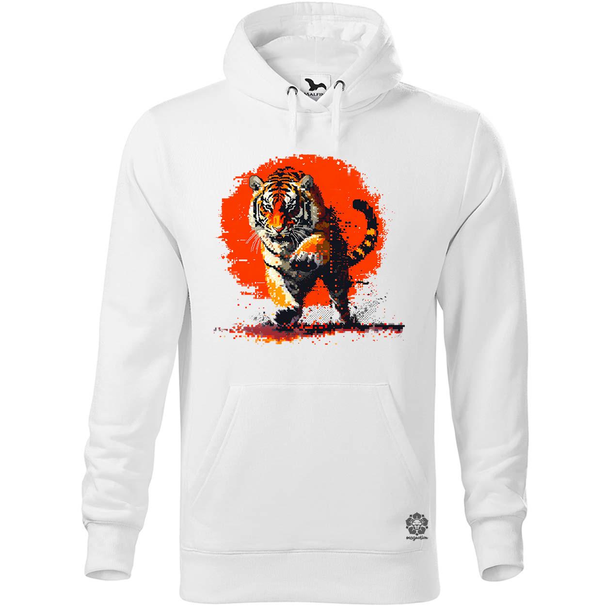 Pixelart kung fu tigris v2 egyedi  pulóver 
