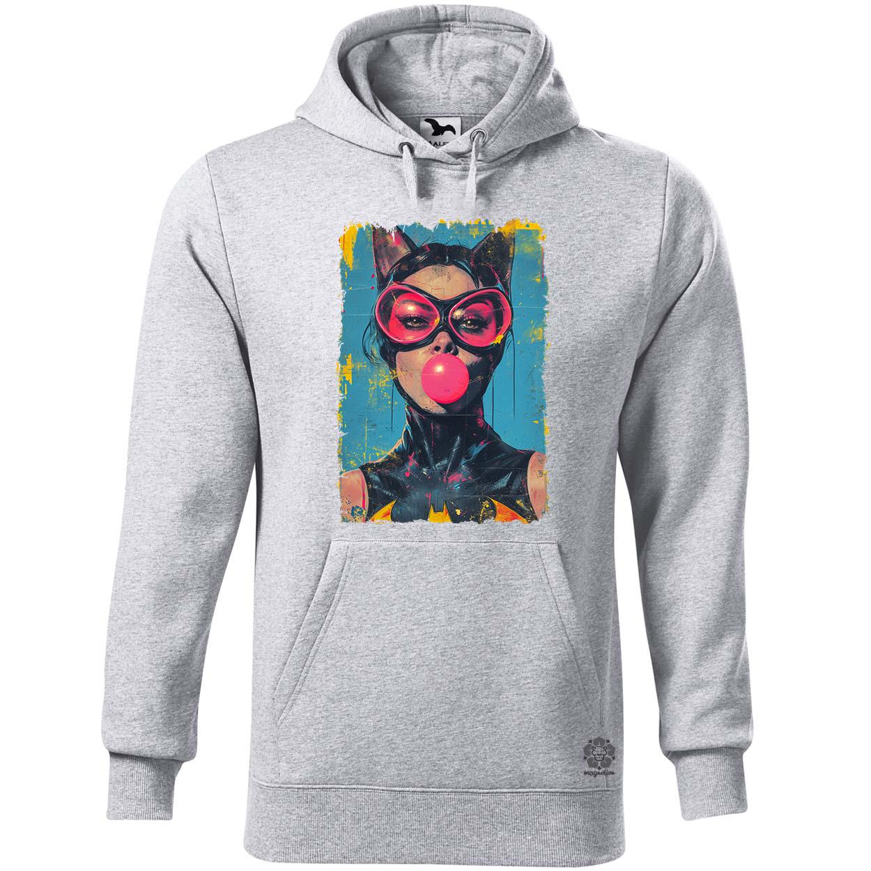 Popart macskanő v1 egyedi  pulóver 