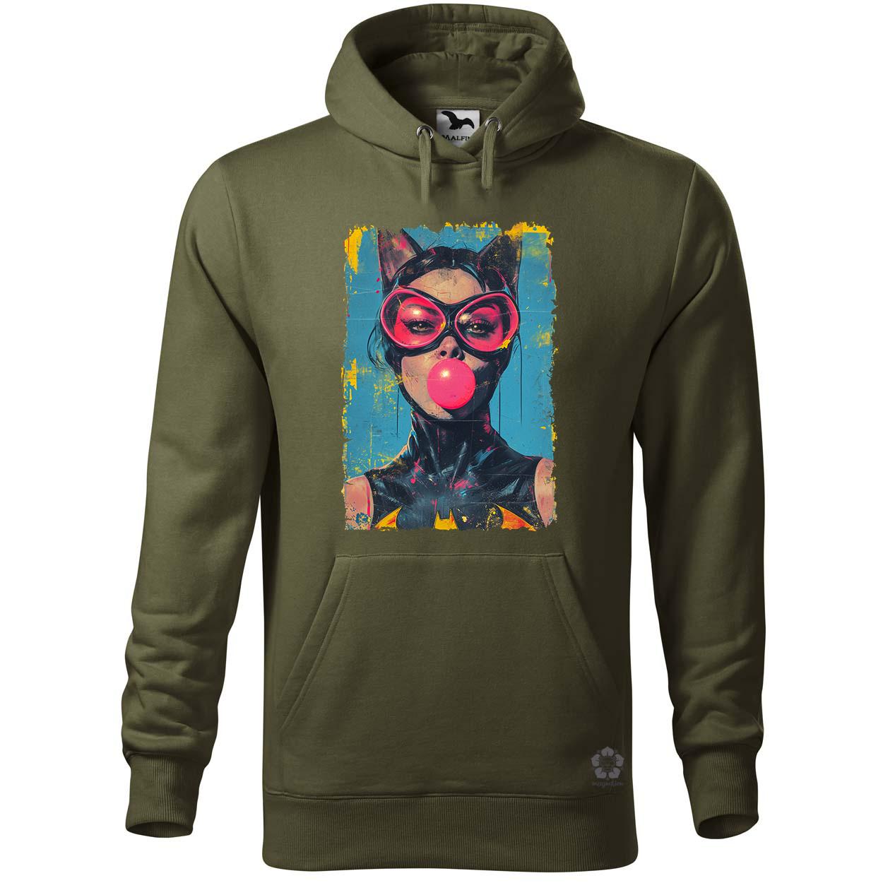 Popart macskanő v1 egyedi  pulóver 