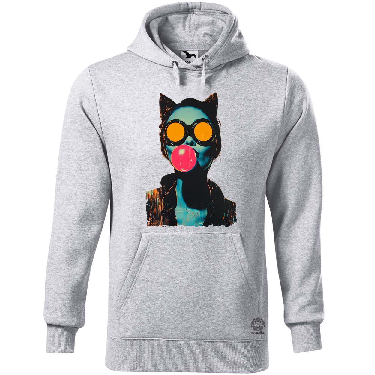 Popart macskanő v10 egyedi  pulóver 