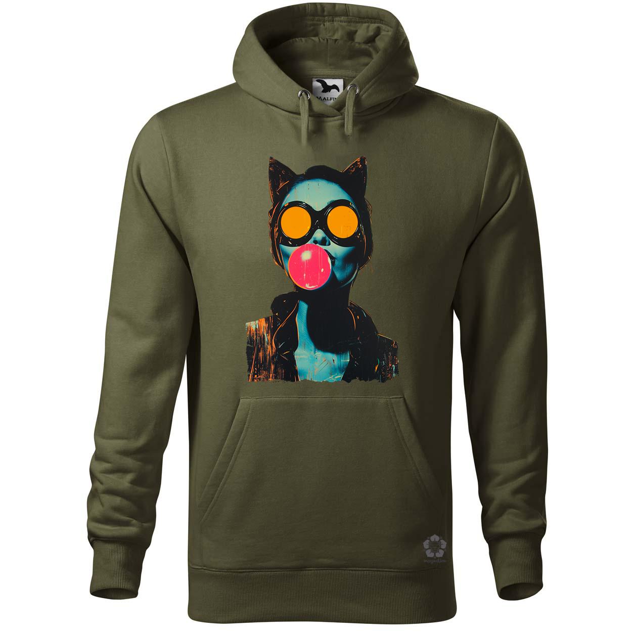 Popart macskanő v10 egyedi  pulóver 